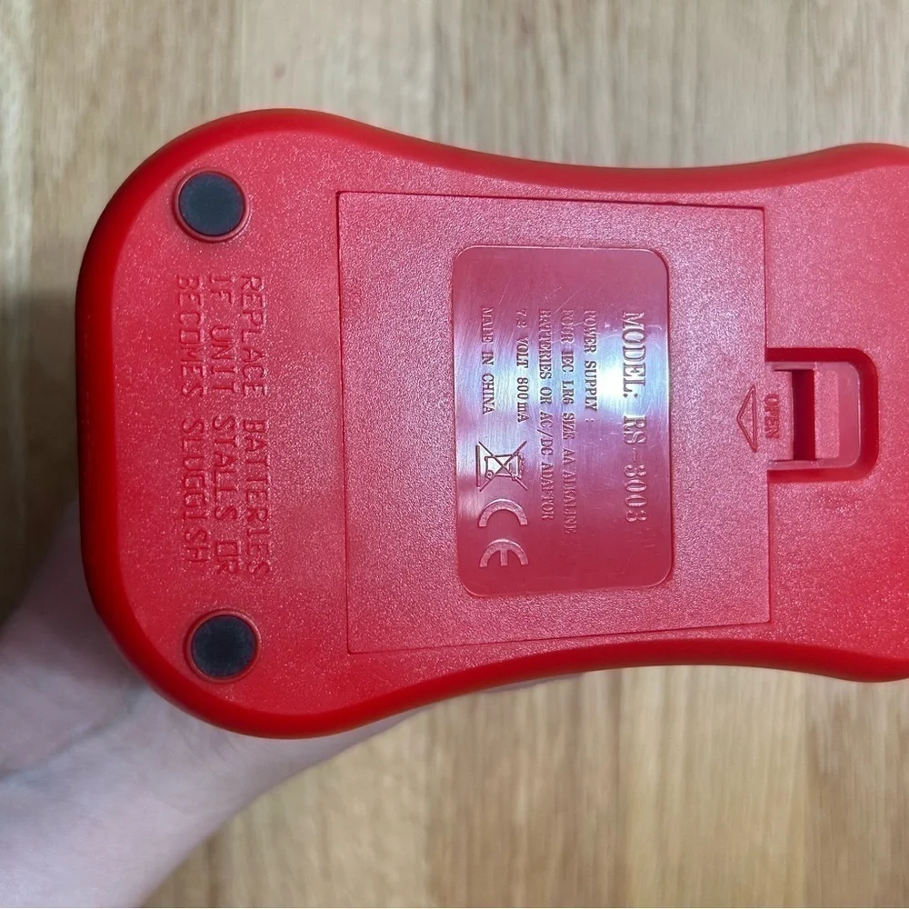 Vintage Swingline Electric Stapler See Through Auto Multi Color Red Yellow Clear